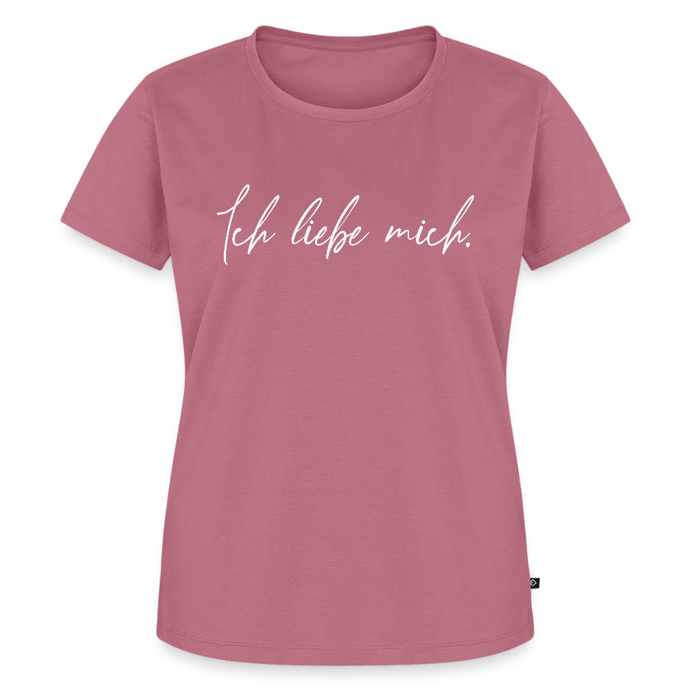 Ich liebe mich Frauen Premium T-Shirt (Organic) - Mauve
