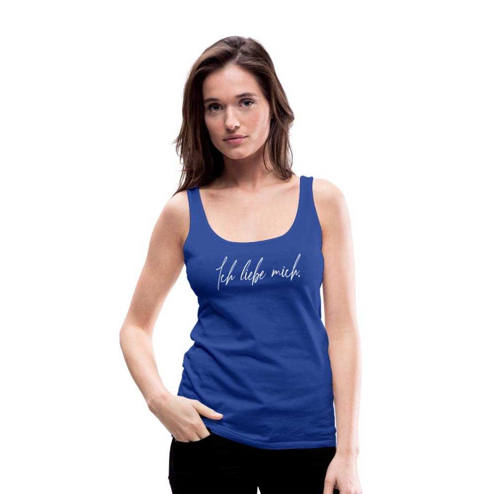 Ich liebe mich Frauen Premium Tank Top (Organic) - Königsblau