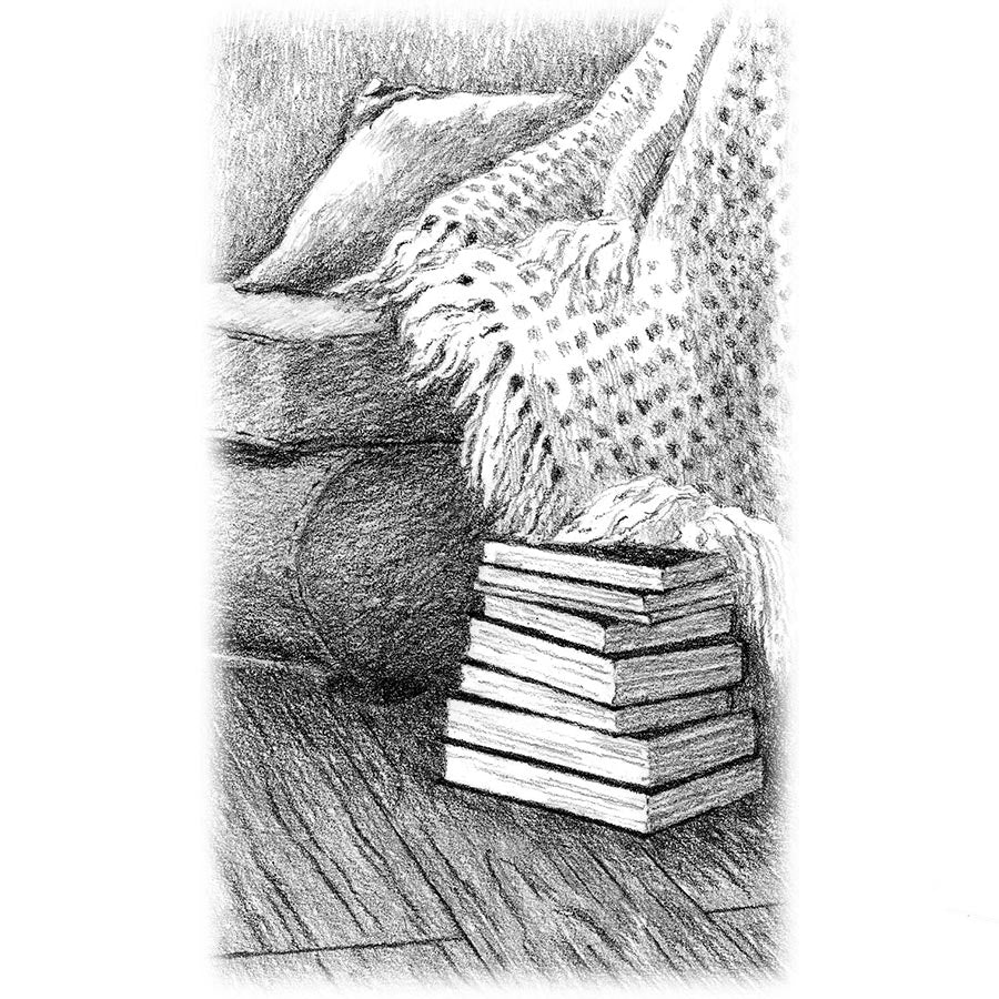 Stimmungsbild zu »Vielleicht du und ich«: aufgeschlagene Bücher.