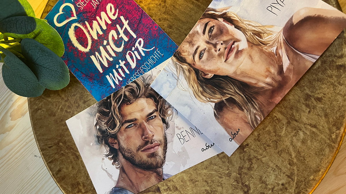 Taschenbuch »Siebzehn Jahre. Ohne mich. Mit dir.« von A.D. WiLK, in Szene gesetzt.