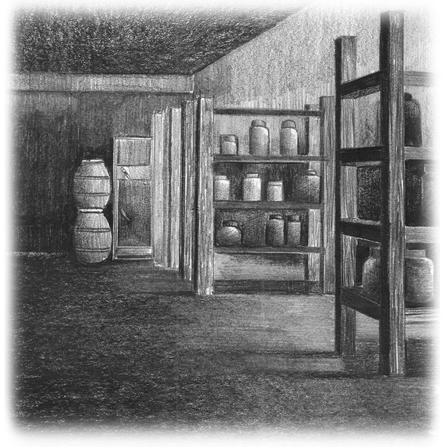 Stimmungsbild zu »LARA. das Ende.«: dunkler Keller, bedrohliche Stimmung.
