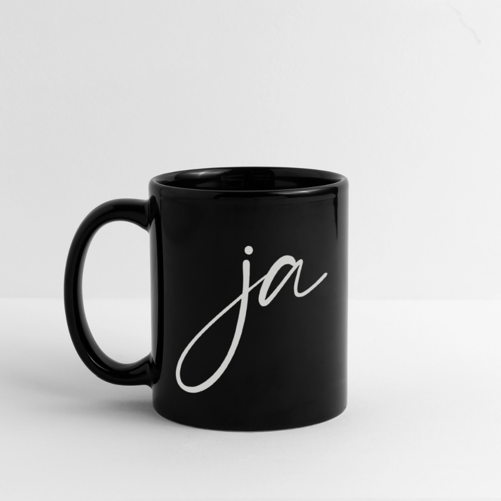 Ja / Nein Tasse (Linkshänder) - Schwarz