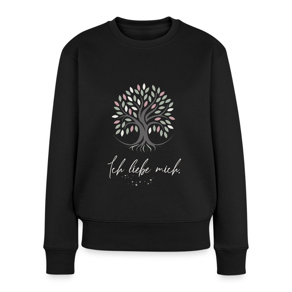 Ich vertraue mir Pullover (Baum & Sterne) - Bio - Schwarz