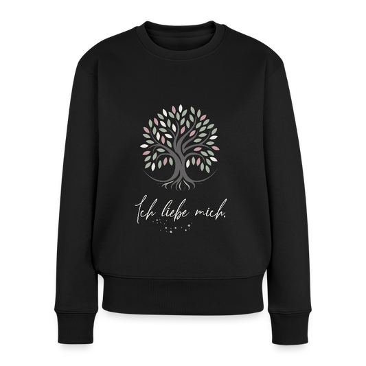 Ich vertraue mir Pullover (Baum & Sterne) - Bio - Schwarz