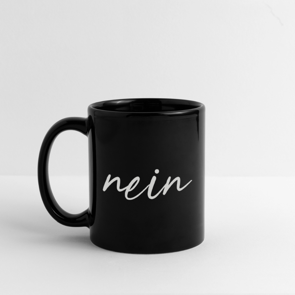 Ja / Nein Tasse (Rechtshänder) - Schwarz
