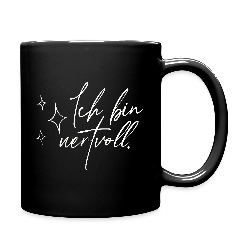 Ich bin wertvoll Tasse schwarz - Schwarz