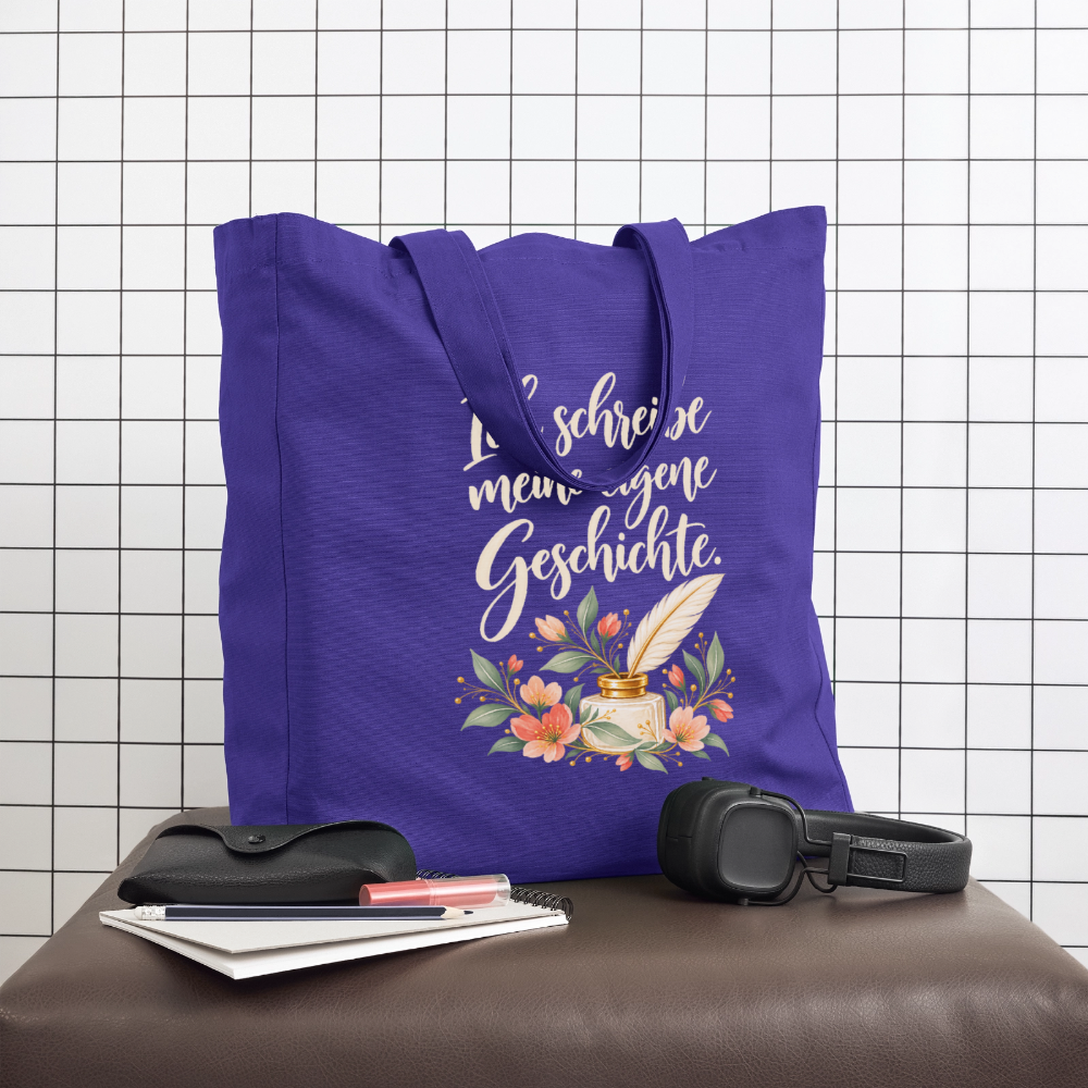 Ich schreibe meine eigene Geschichte // Stoffbeutel - Purple Love 