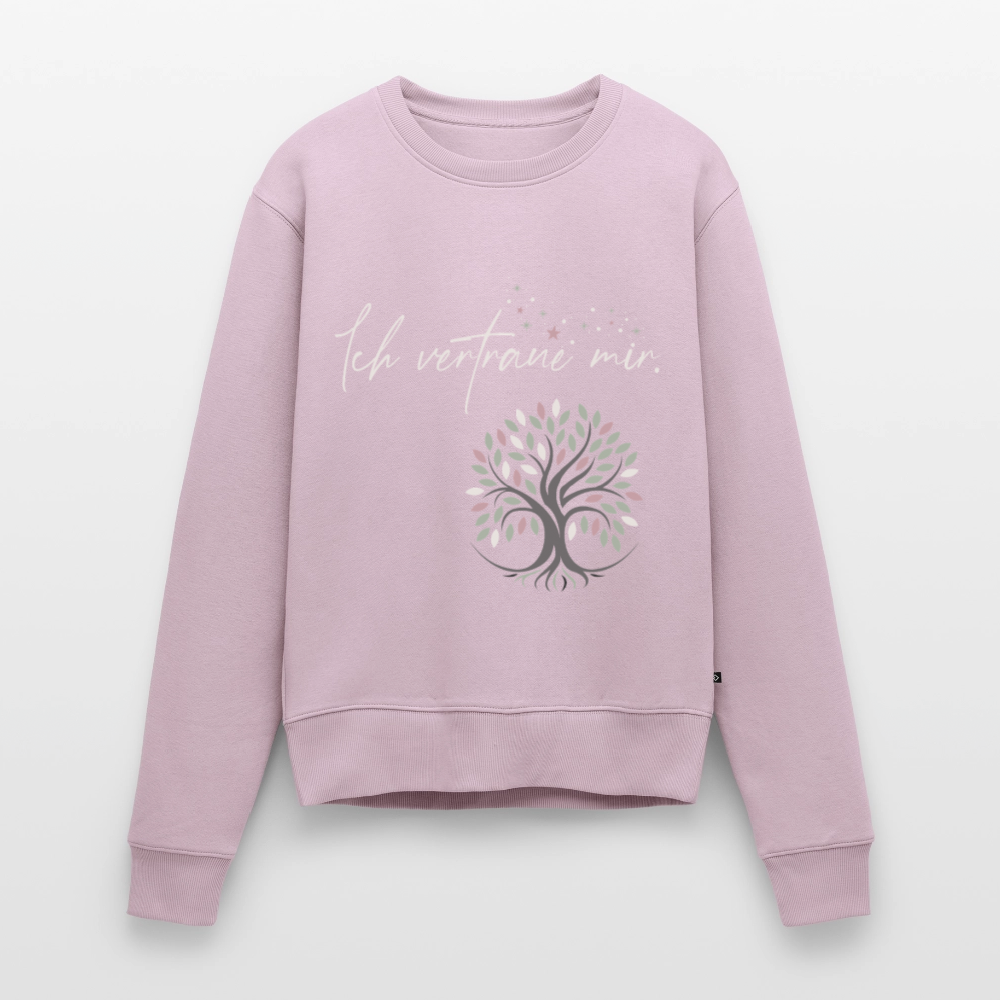 Ich vertraue mir Pullover (Baum & Sterne) - Bio - Altrosa