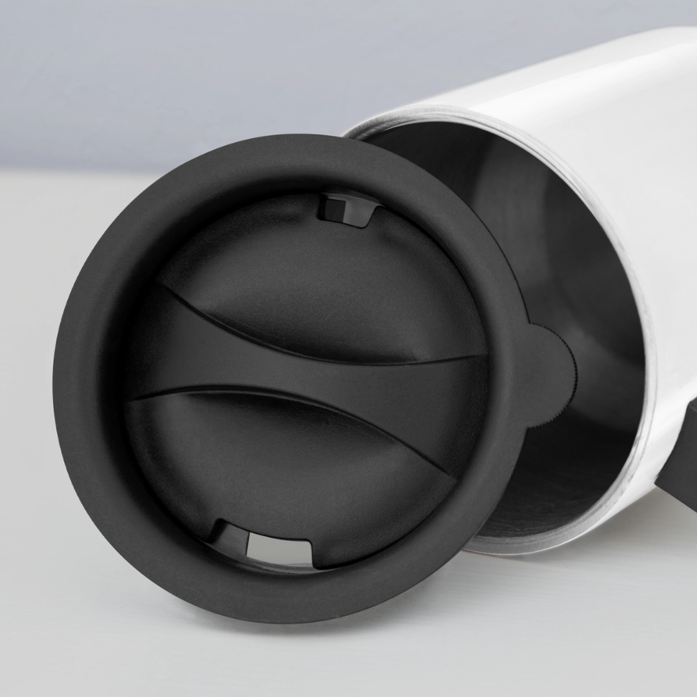 Ich liebe mich // Thermobecher mit Tragegriff - Weiß