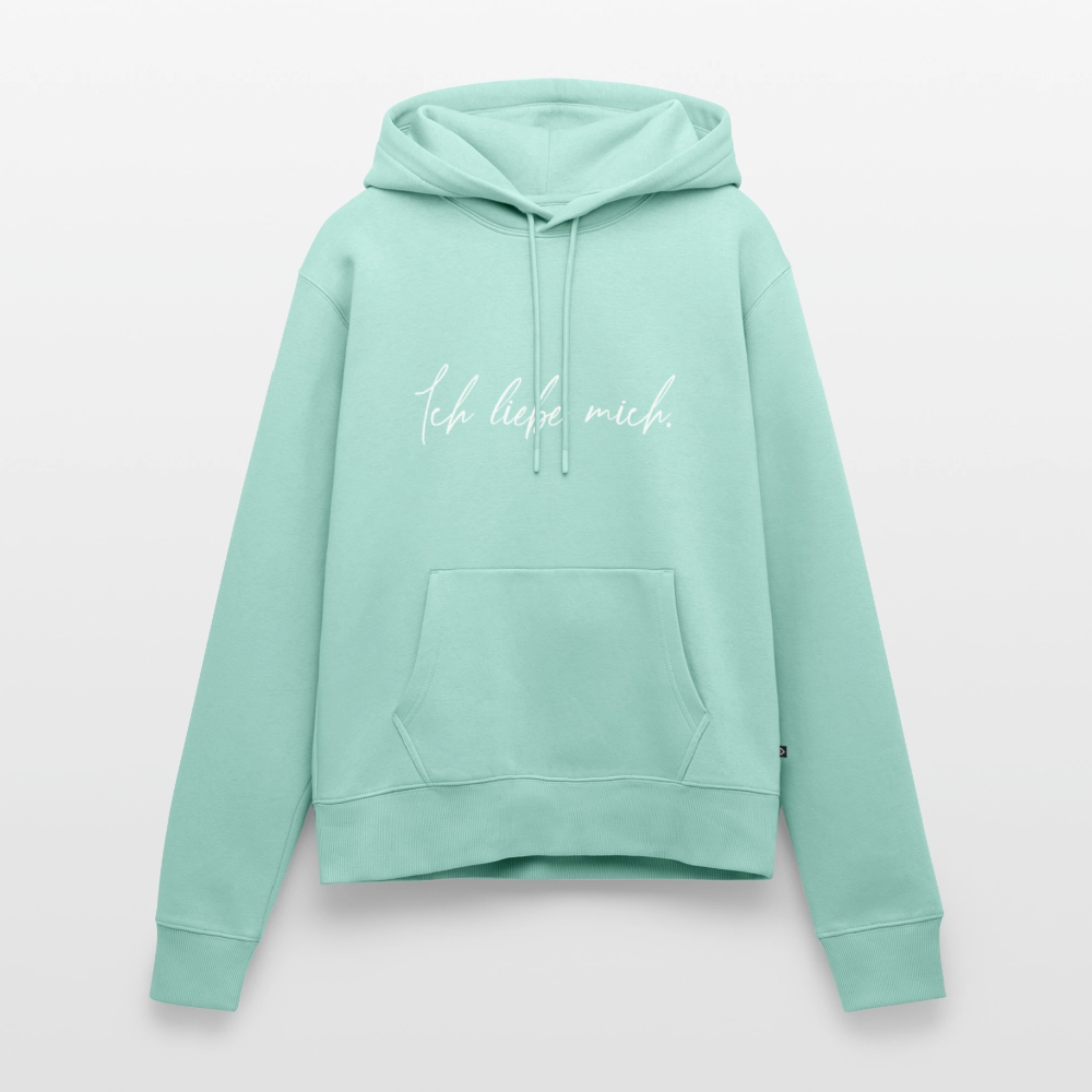 Ich liebe mich Frauen Premium Hoodie (Organic) - Mint 