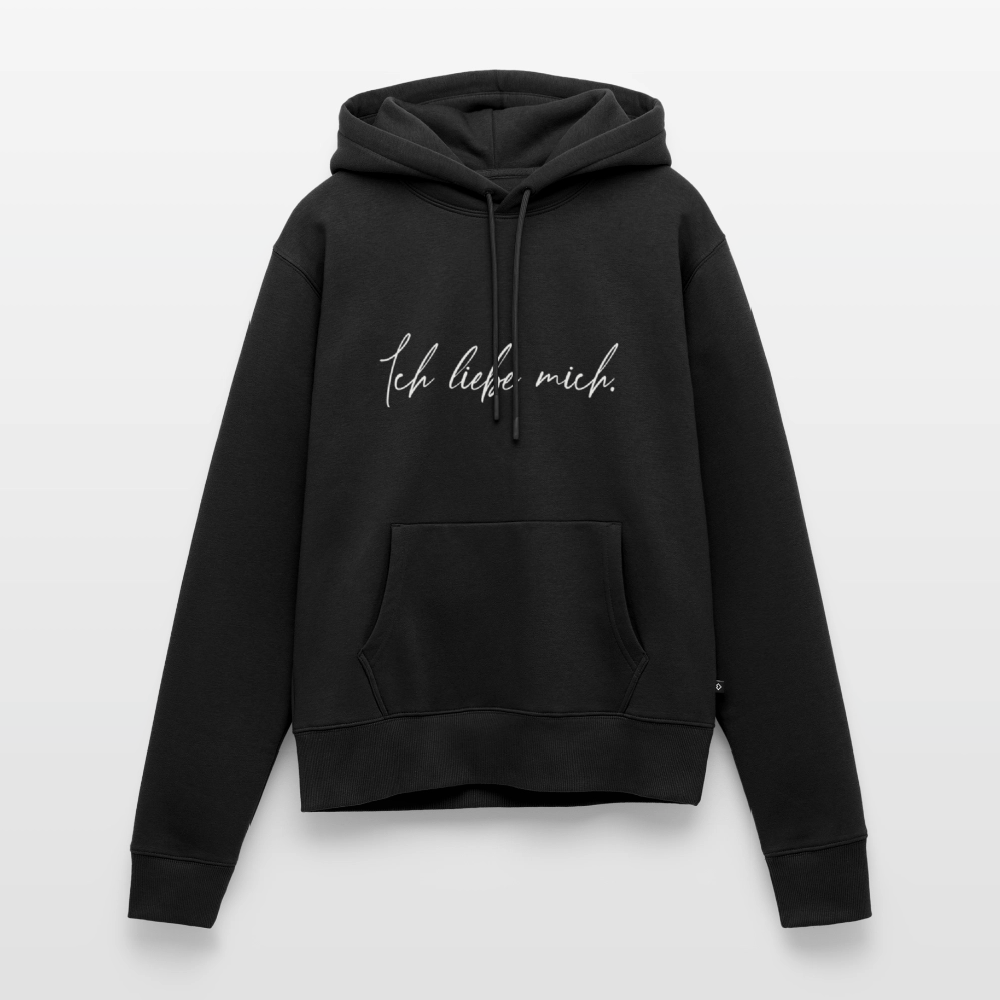 Ich liebe mich Frauen Premium Hoodie (Organic) - Schwarz