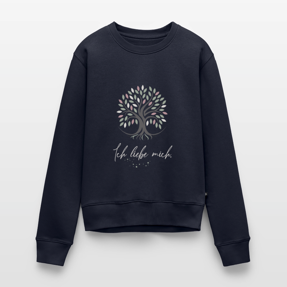 Ich vertraue mir Pullover (Baum & Sterne) - Bio - Navy