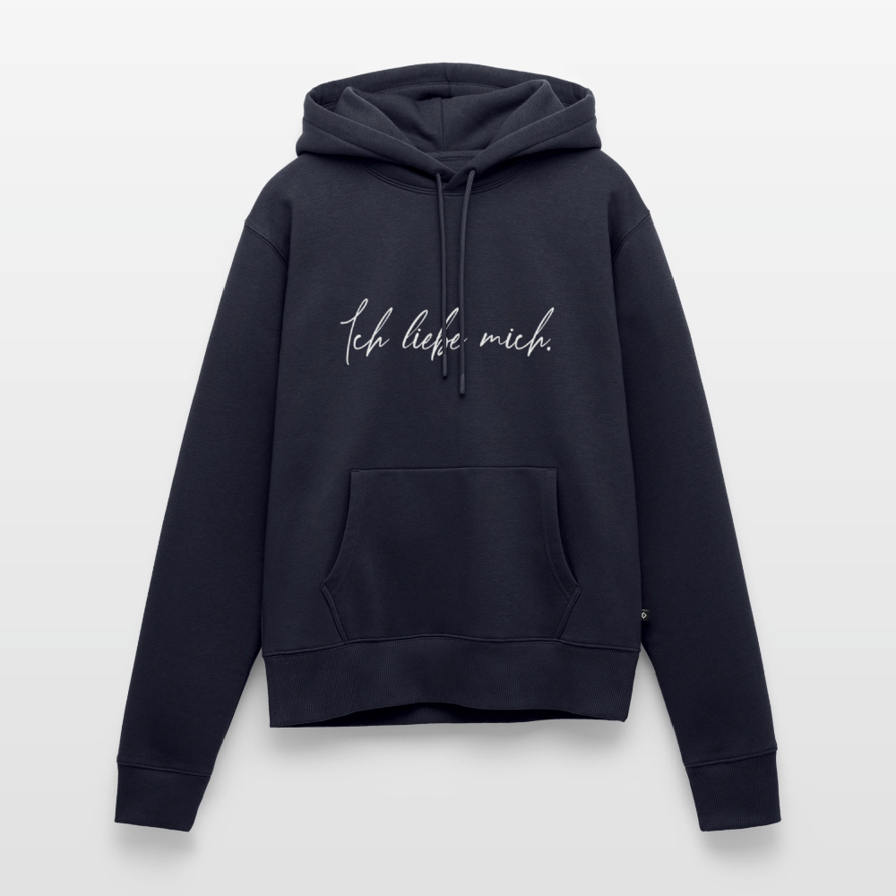 Ich liebe mich Frauen Premium Hoodie (Organic) - Navy