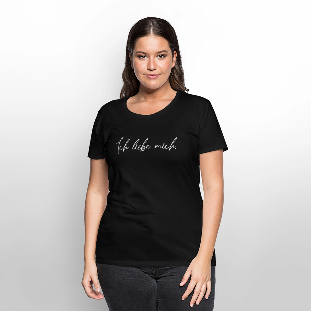 Ich liebe mich Frauen Premium T-Shirt (Organic) - Schwarz