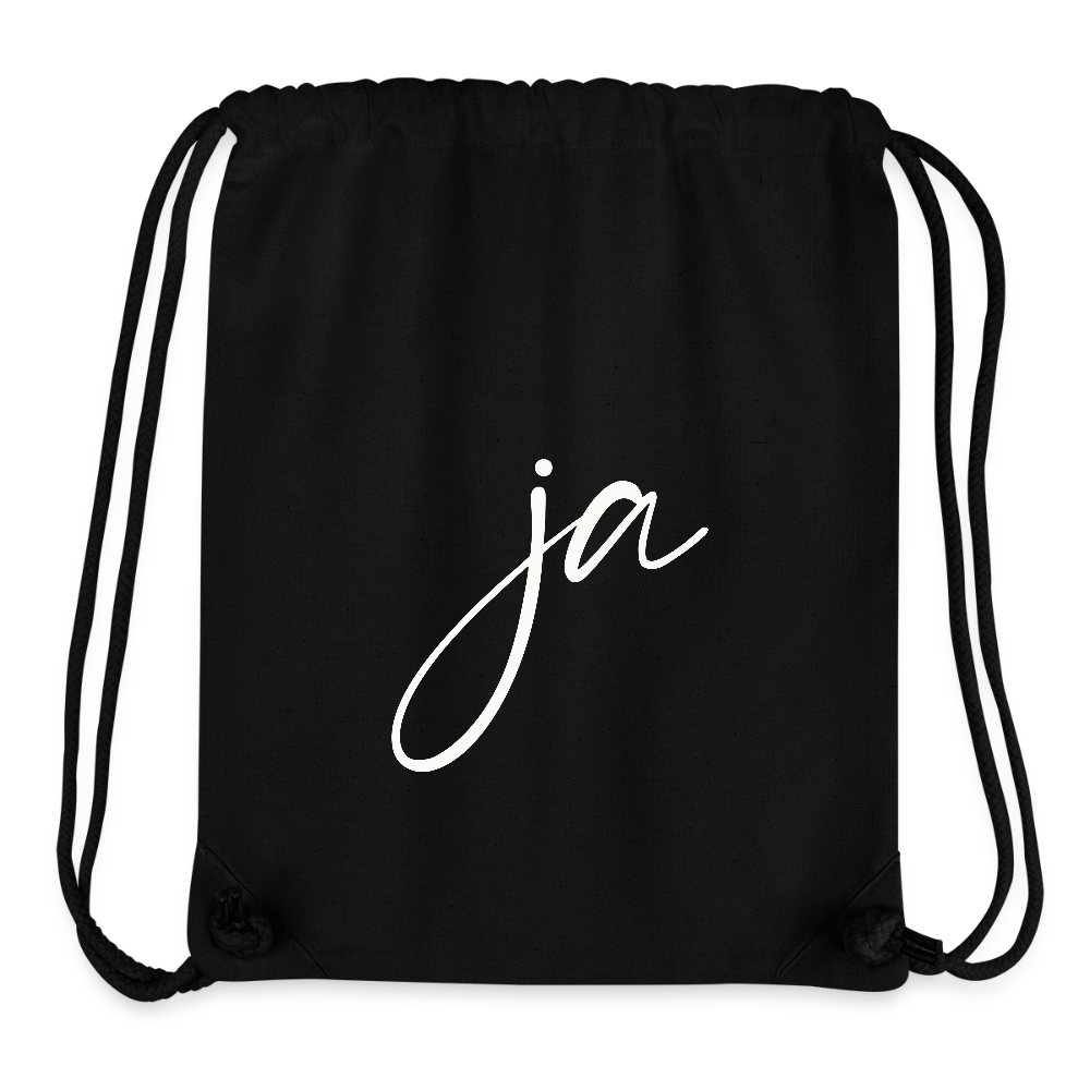 Ja / Nein recycelter Gym Bag - Schwarz