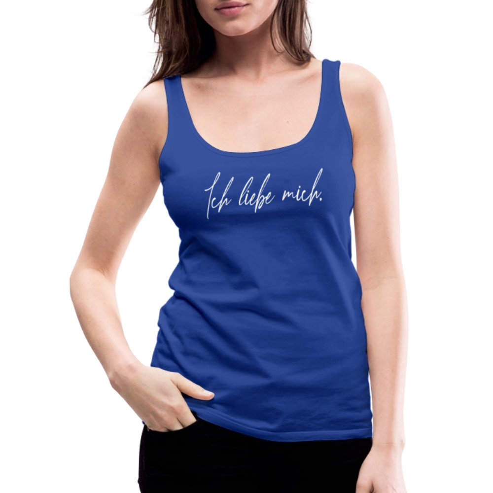 Ich liebe mich Frauen Premium Tank Top (Organic) - Königsblau
