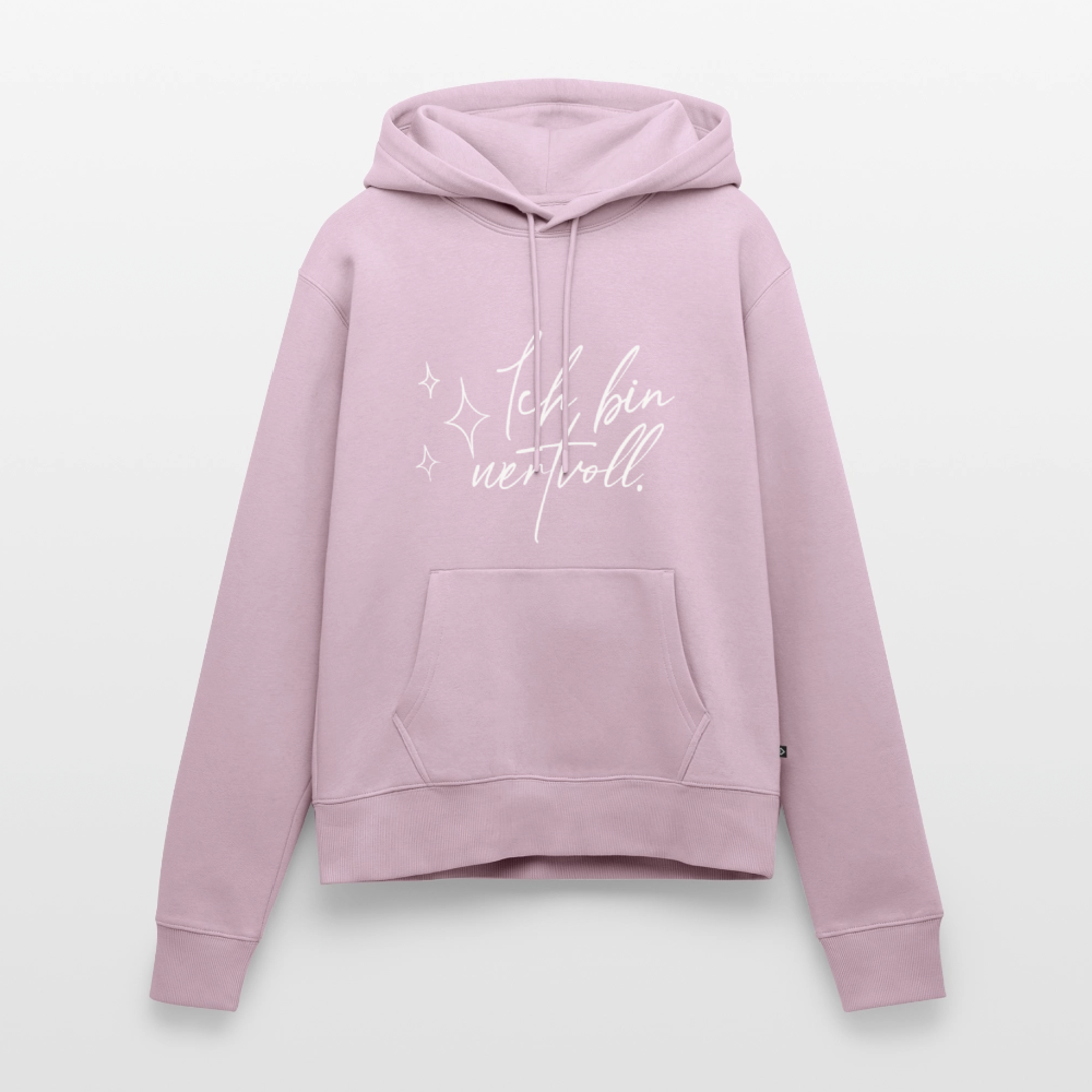 Ich bin wertvoll Frauen Premium Hoodie (Organic) - Altrosa
