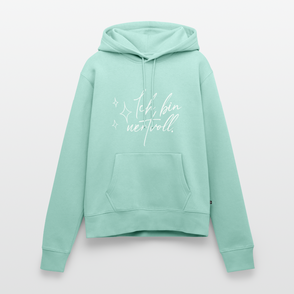 Ich bin wertvoll Frauen Premium Hoodie (Organic) - Mint 