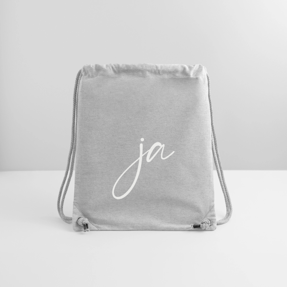 Ja / Nein recycelter Gym Bag - Grau meliert