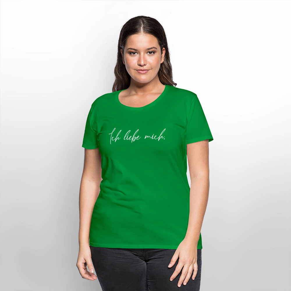 Ich liebe mich Frauen Premium T-Shirt (Organic) - Grün