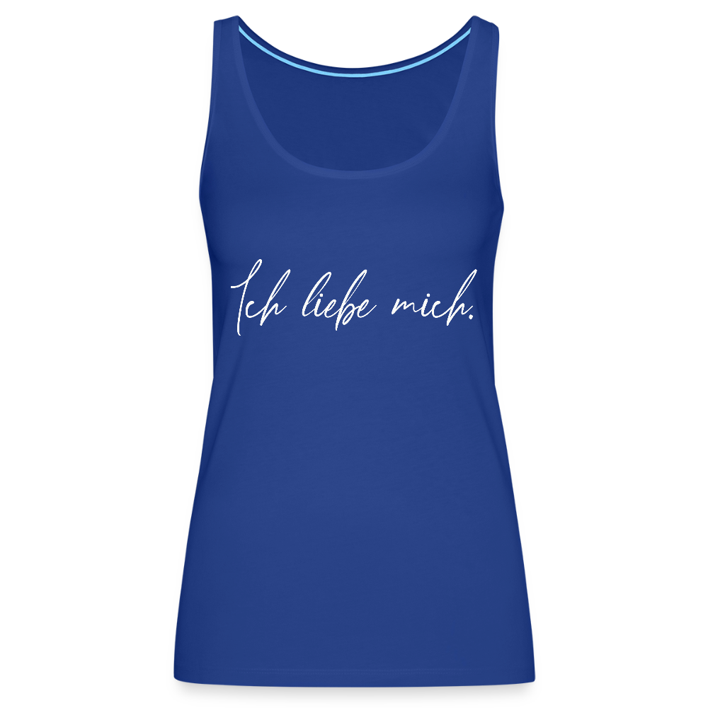 Ich liebe mich Frauen Premium Tank Top (Organic) - Königsblau