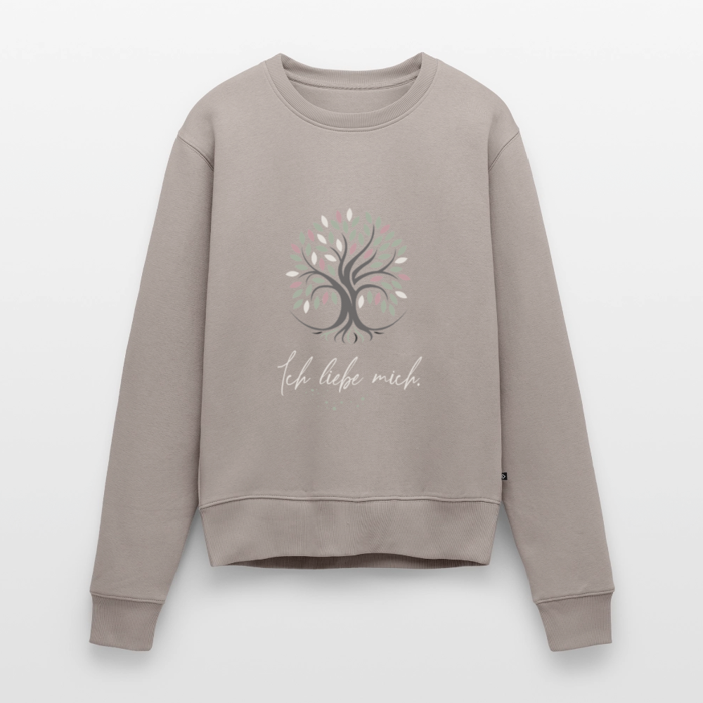 Ich vertraue mir Pullover (Baum & Sterne) - Bio - Taupe