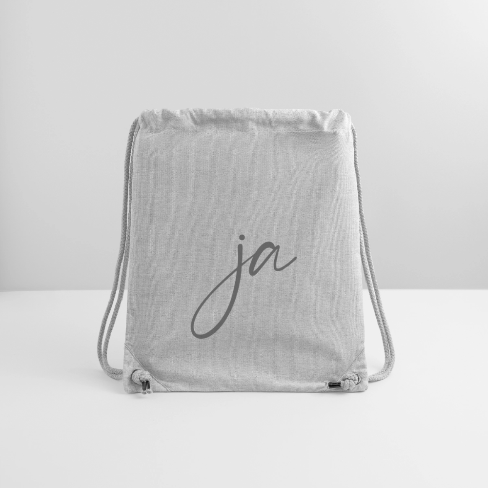 Ja / Nein recycelter Gym Bag - Grau meliert