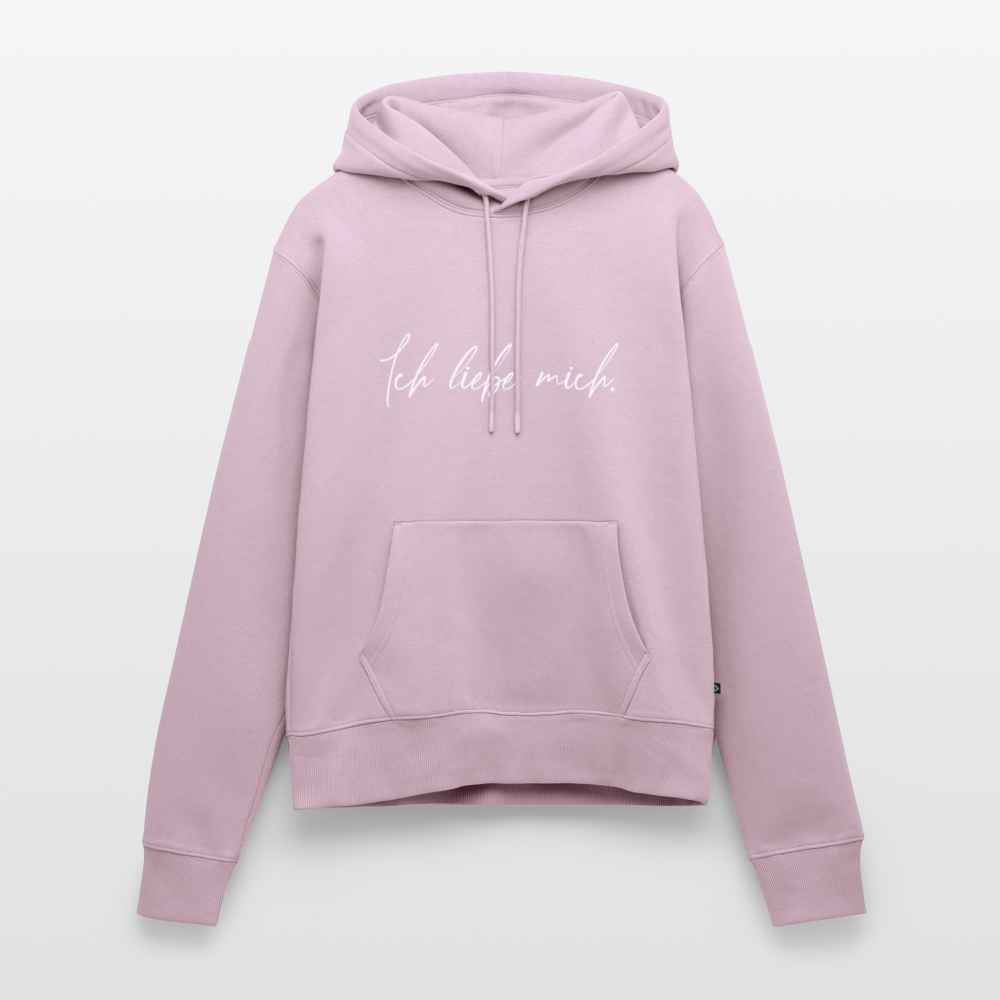 Ich liebe mich Frauen Premium Hoodie (Organic) - Altrosa