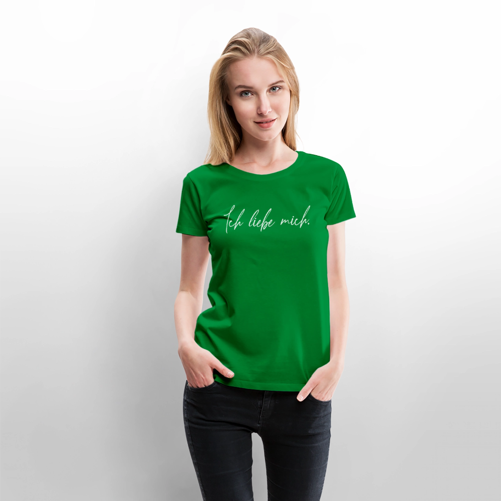 Ich liebe mich Frauen Premium T-Shirt (Organic) - Grün