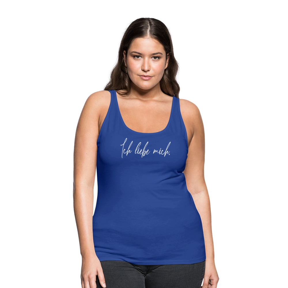 Ich liebe mich Frauen Premium Tank Top (Organic) - Königsblau