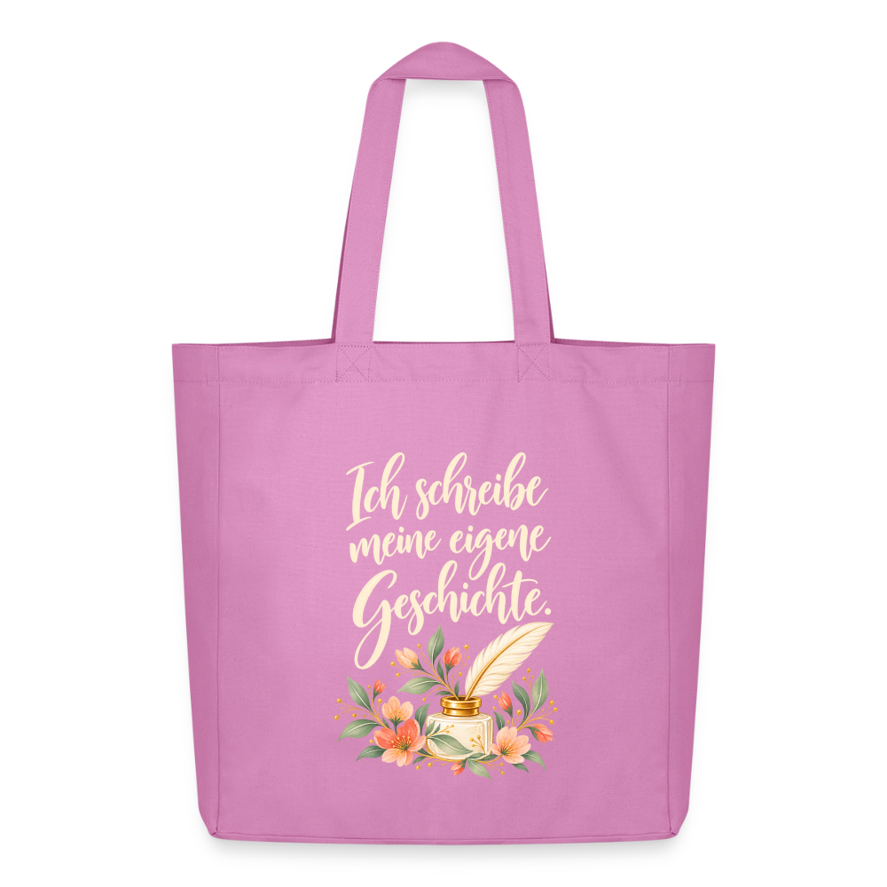 Ich schreibe meine eigene Geschichte // Stoffbeutel - Pink