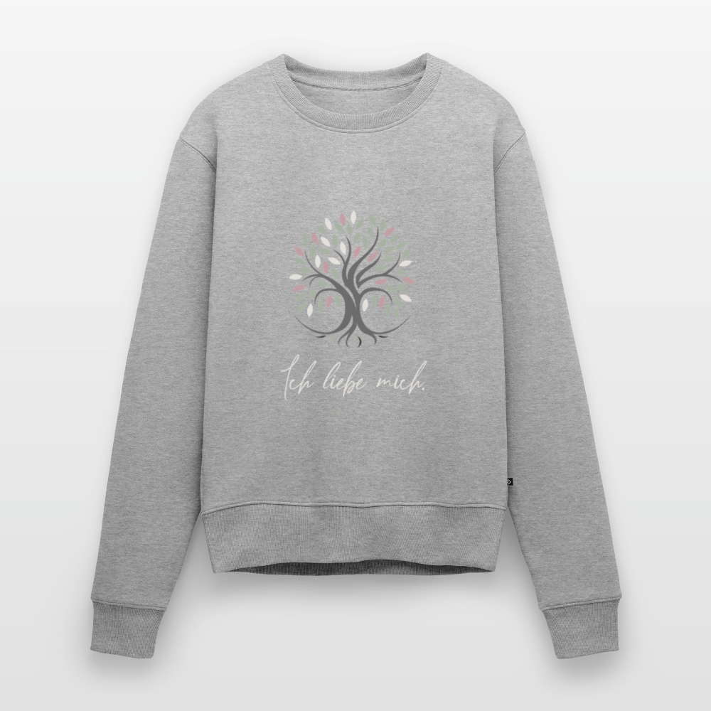 Ich vertraue mir Pullover (Baum & Sterne) - Bio - Grau meliert