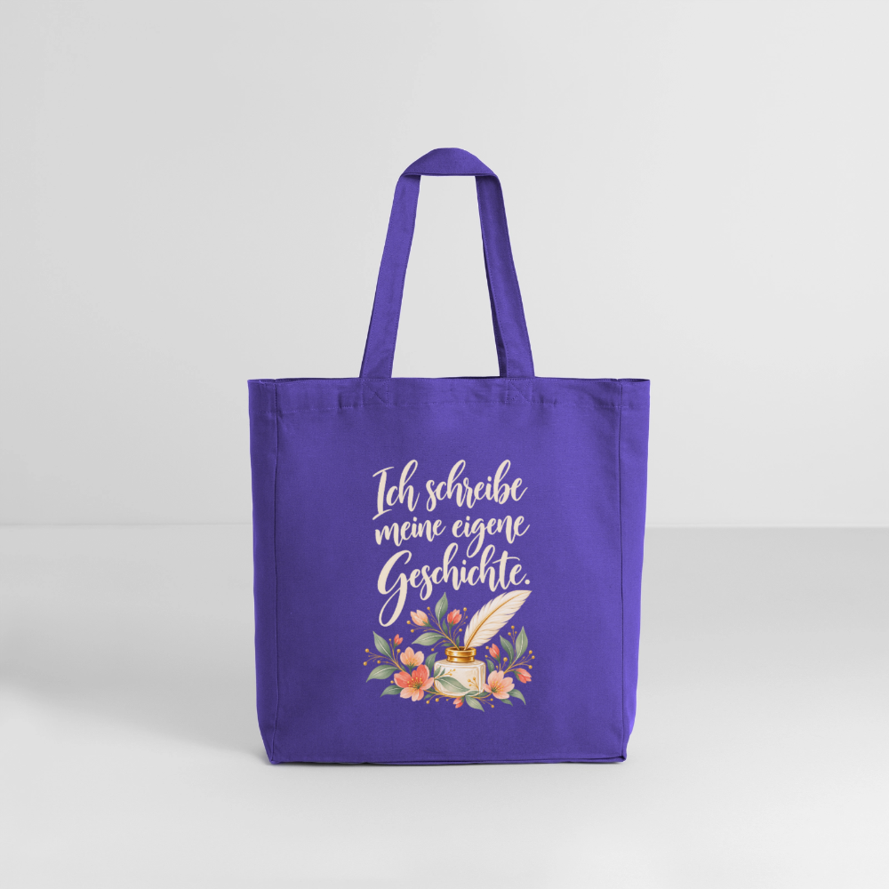 Ich schreibe meine eigene Geschichte // Stoffbeutel - Purple Love 
