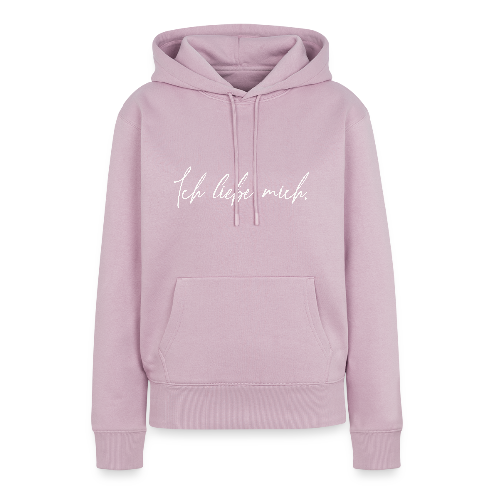 Ich liebe mich Frauen Premium Hoodie (Organic) - Altrosa