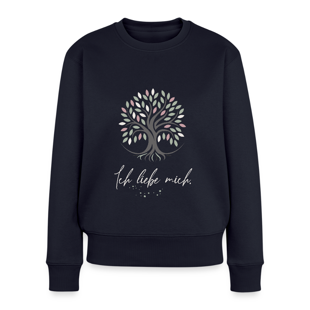 Ich vertraue mir Pullover (Baum & Sterne) - Bio - Navy