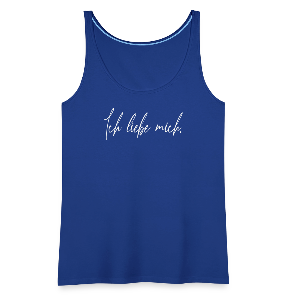 Ich liebe mich Frauen Premium Tank Top (Organic) - Königsblau