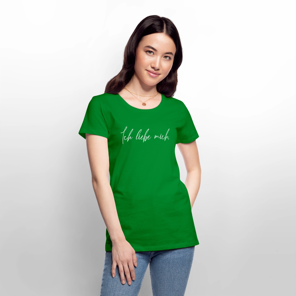 Ich liebe mich Frauen Premium T-Shirt (Organic) - Grün