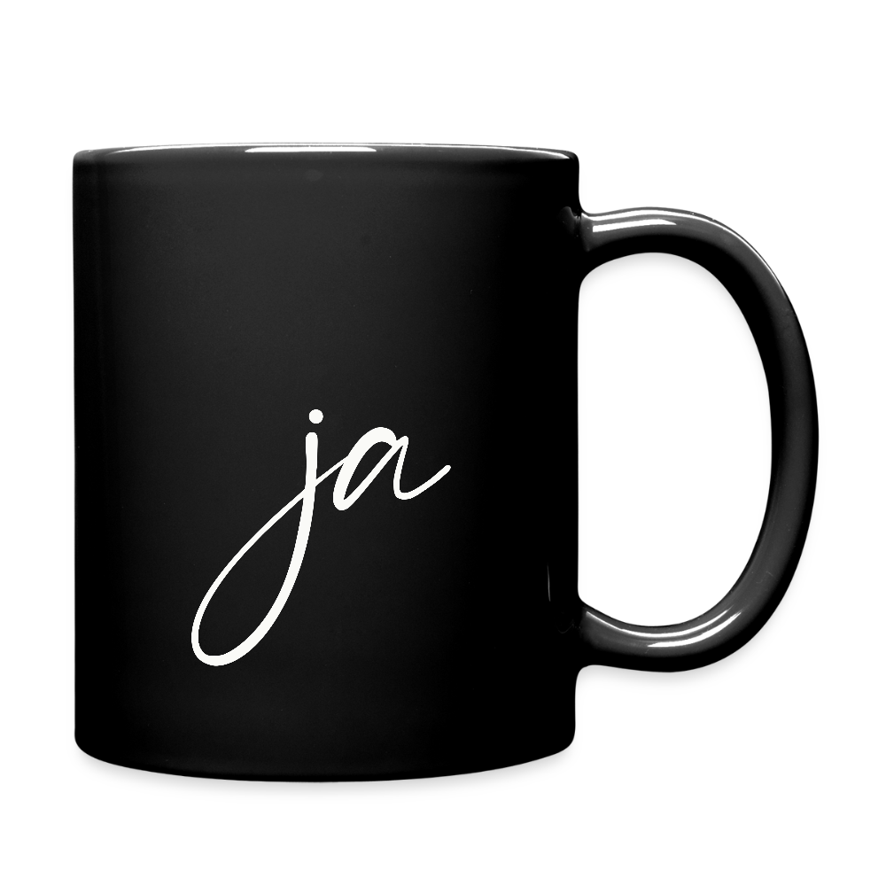 Ja / Nein Tasse (Rechtshänder) - Schwarz