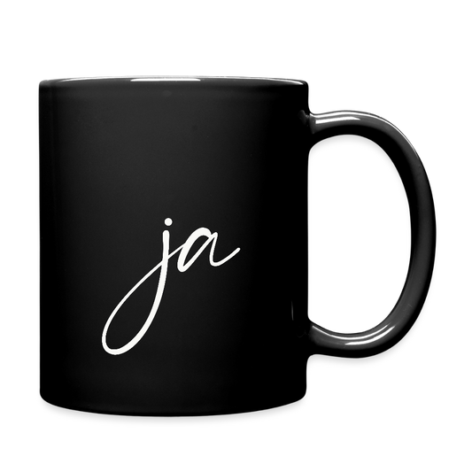 Ja / Nein Tasse (Rechtshänder) - Schwarz
