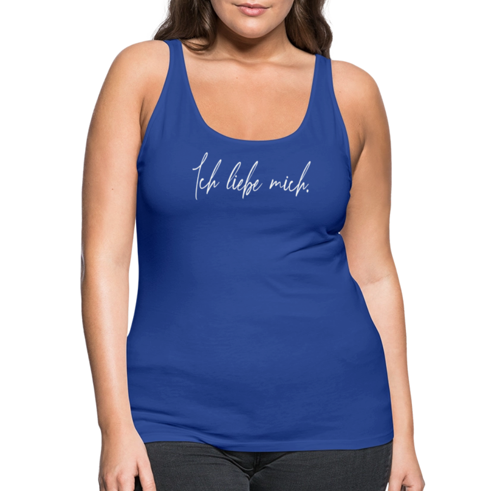 Ich liebe mich Frauen Premium Tank Top (Organic) - Königsblau