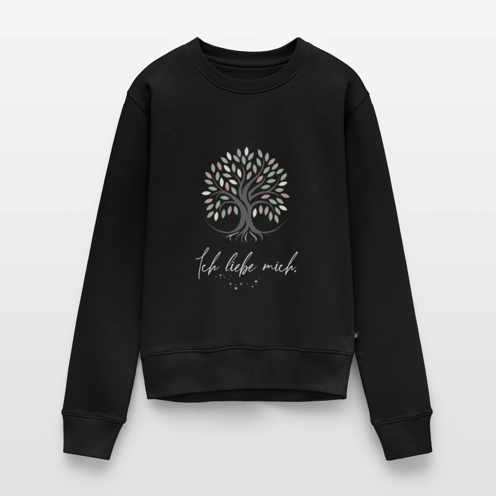 Ich vertraue mir Pullover (Baum & Sterne) - Bio - Schwarz