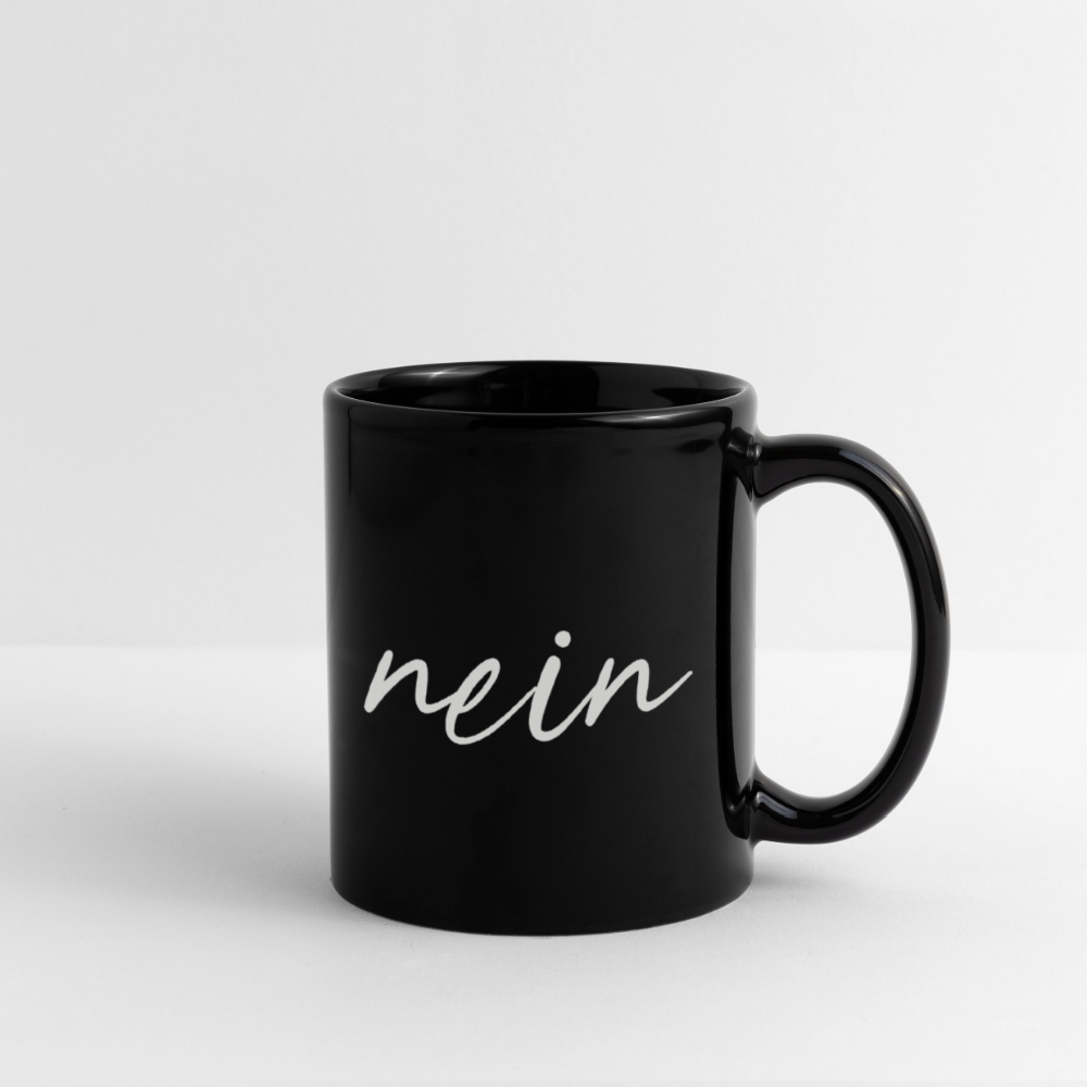 Ja / Nein Tasse (Linkshänder) - Schwarz