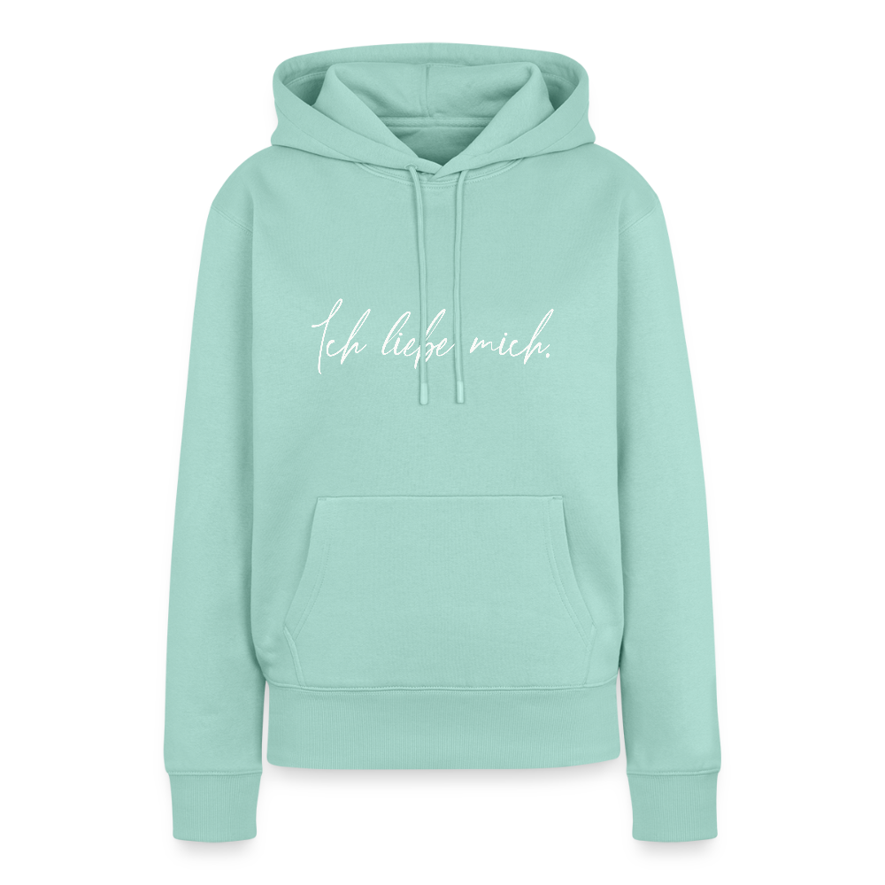 Ich liebe mich Frauen Premium Hoodie (Organic) - Mint 
