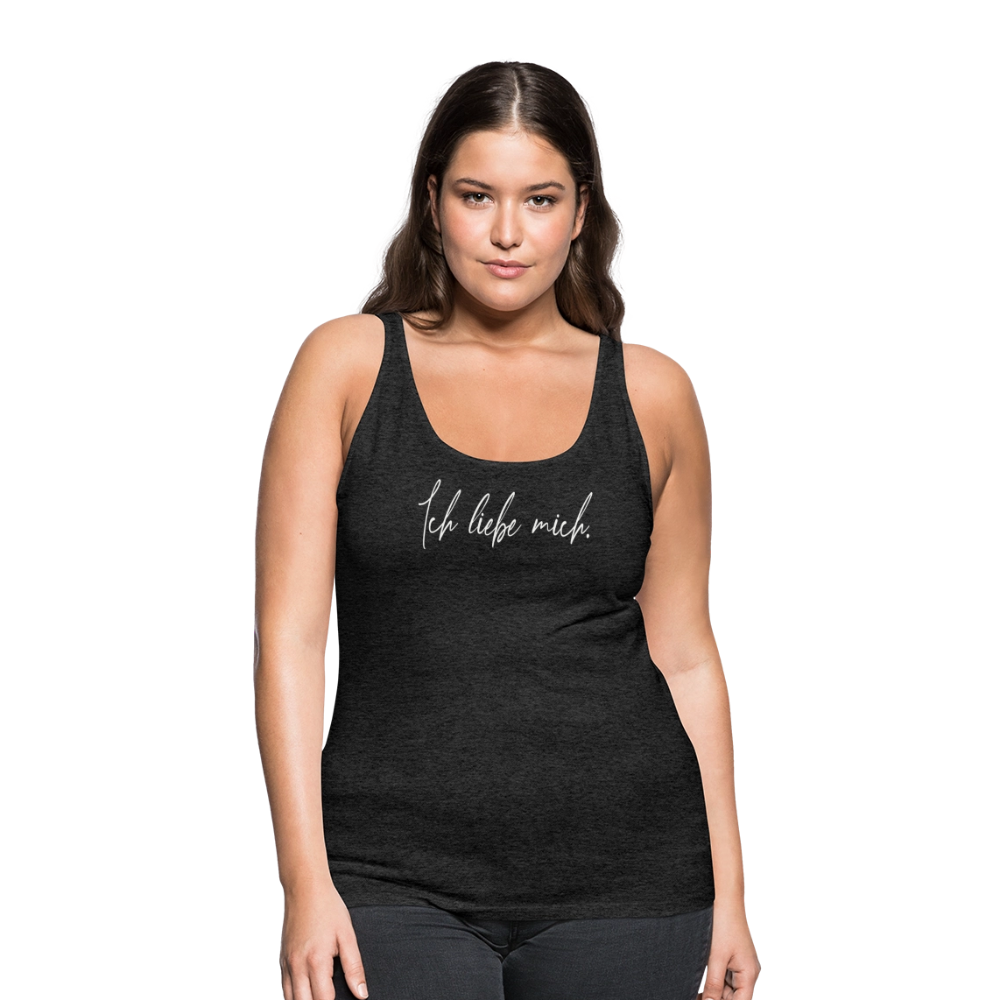 Ich liebe mich Frauen Premium Tank Top (Organic) - Anthrazit
